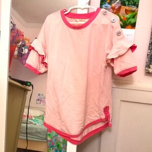 Matilda jane top w/ruffle sleeves GUC